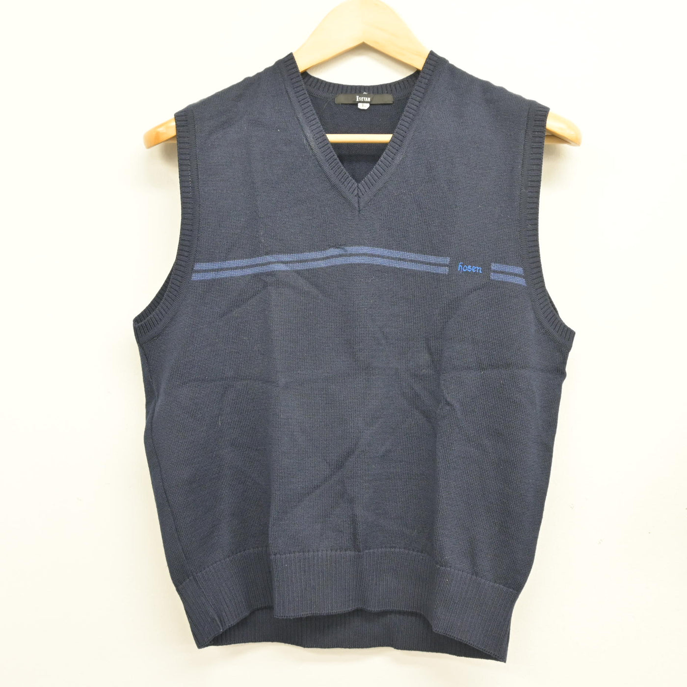 【中古】東京都 宝仙学園順天堂大学系属理数インター高等学校 女子制服 2点 (ニットベスト・スカート) sf103810