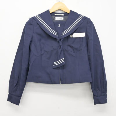 【中古】大分県 大分市立城南中学校 女子制服 3点 (セーラー服・スカート) sf103814