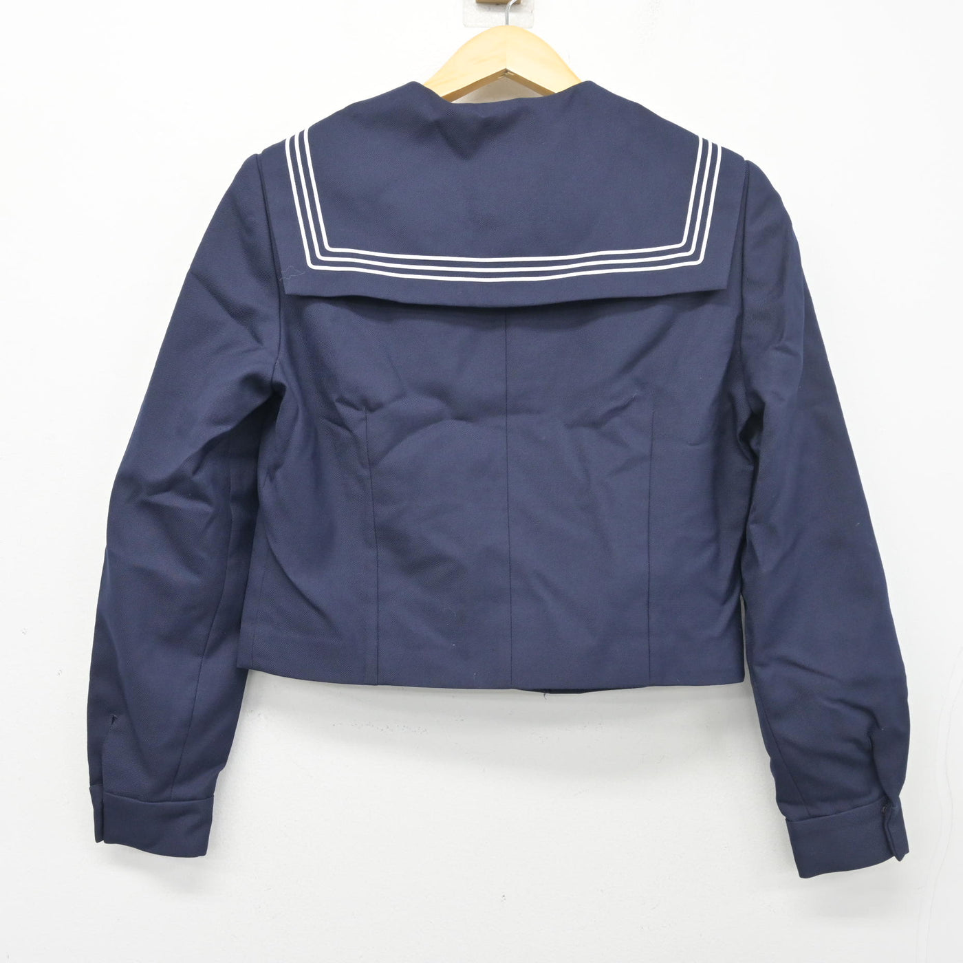 【中古】大分県 大分市立城南中学校 女子制服 3点 (セーラー服・スカート) sf103814