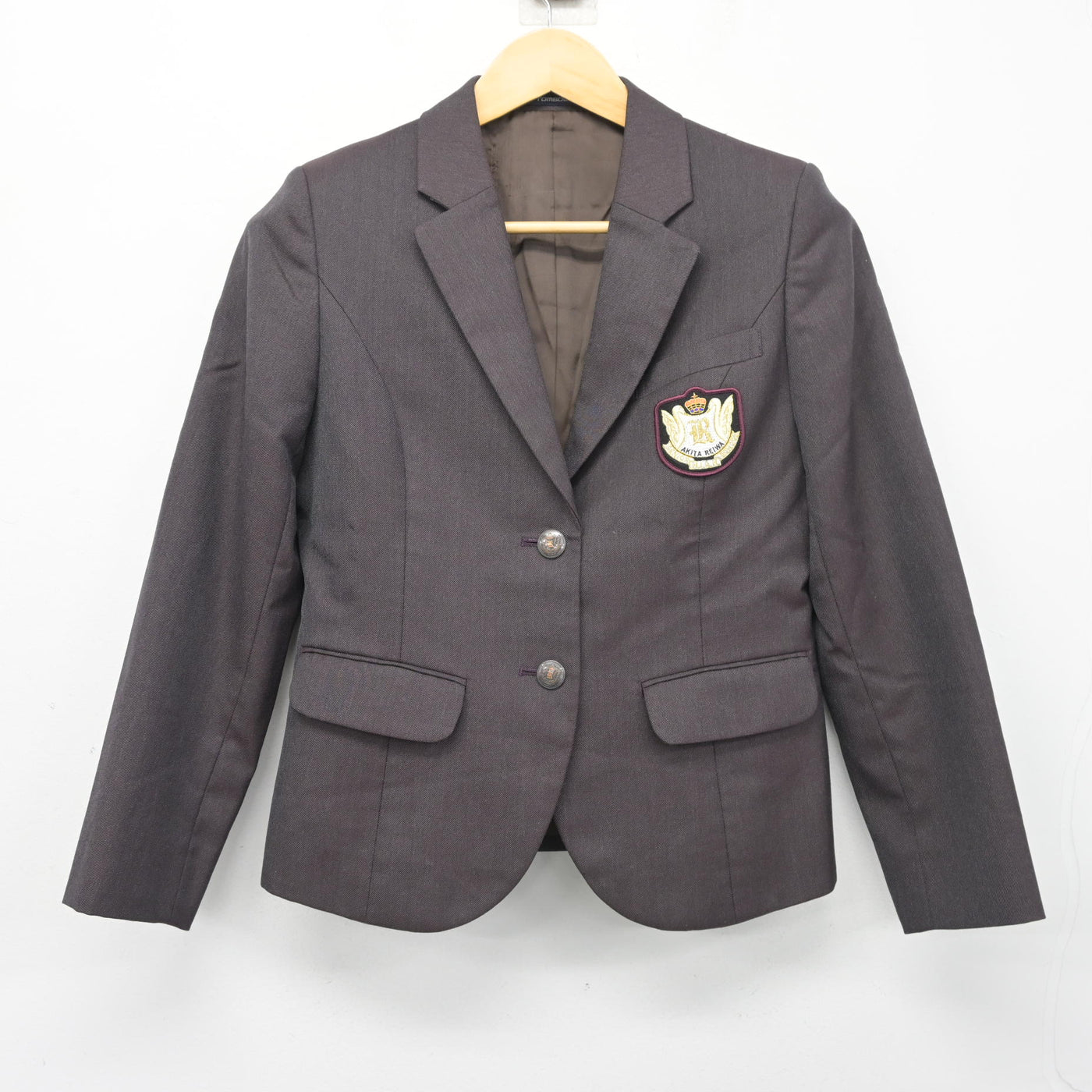 【中古】秋田県 秋田令和高等学校 女子制服 3点 (ブレザー・スカート) sf103818