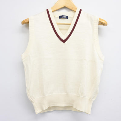 【中古】秋田県 秋田令和高等学校 女子制服 2点 (ニットベスト・セーラー服) sf103819