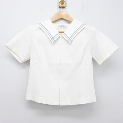 【中古】秋田県 秋田令和高等学校 女子制服 2点 (ニットベスト・セーラー服) sf103819