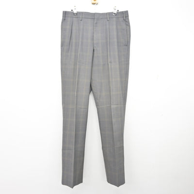 【中古】秋田県 秋田中央高等学校 男子制服 3点 (ブレザー・ニット・ズボン) sf103823