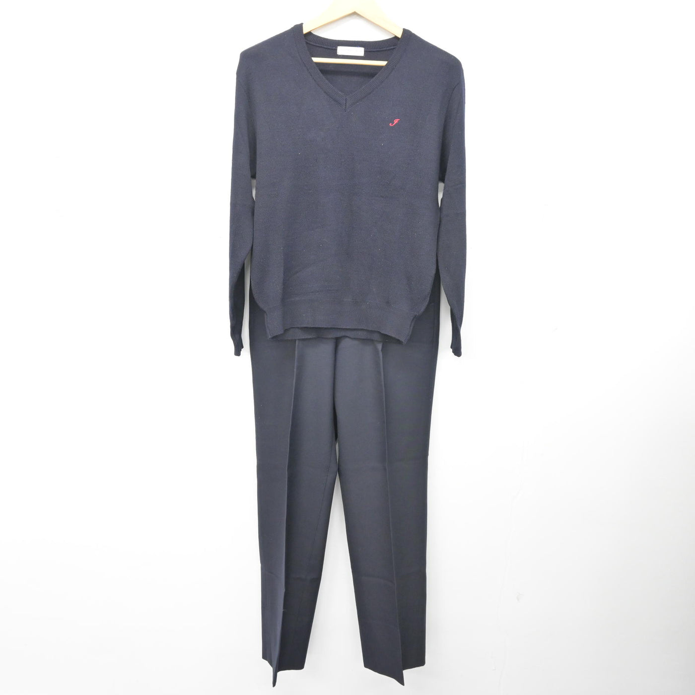 【中古】秋田県 秋田市立泉中学校 男子制服 4点 (ブレザー・ニット・ズボン) sf103824