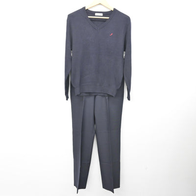 【中古】秋田県 秋田市立泉中学校 男子制服 4点 (ブレザー・ニット・ズボン) sf103824
