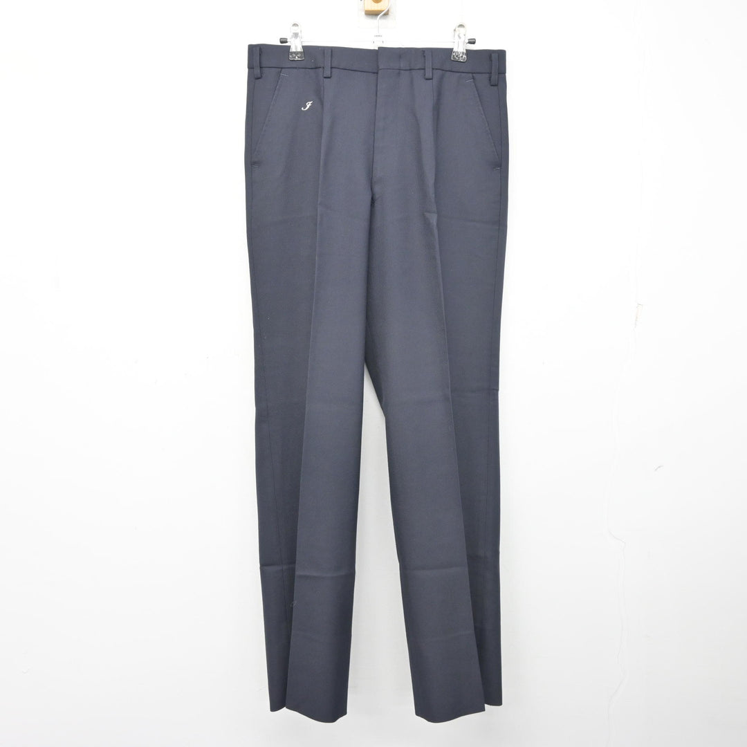 中古】秋田県 秋田市立泉中学校 男子制服 4点 (ブレザー・ニット
