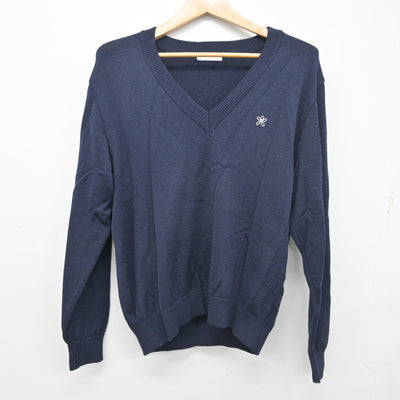 【中古】大阪府 近畿大学附属高等学校 男子制服 2点 (ニット・シャツ) sf103827