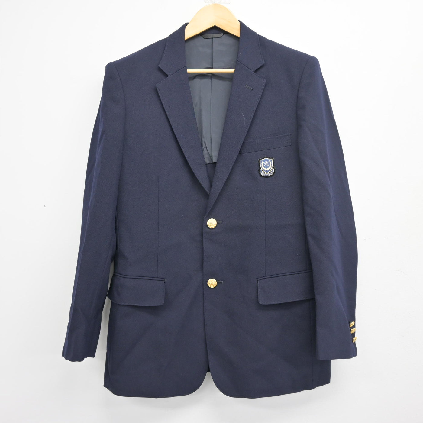 【中古】大阪府 近畿大学附属高等学校 男子制服 4点 (ブレザー・シャツ・ズボン) sf103829