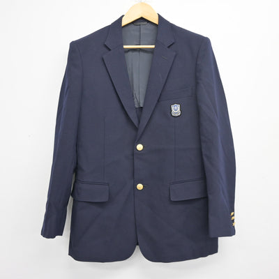 【中古】大阪府 近畿大学附属高等学校 男子制服 4点 (ブレザー・シャツ・ズボン) sf103829