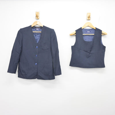 【中古】東京都 目黒区立第七中学校 女子制服 3点 (ブレザー・ベスト・ズボン) sf103830
