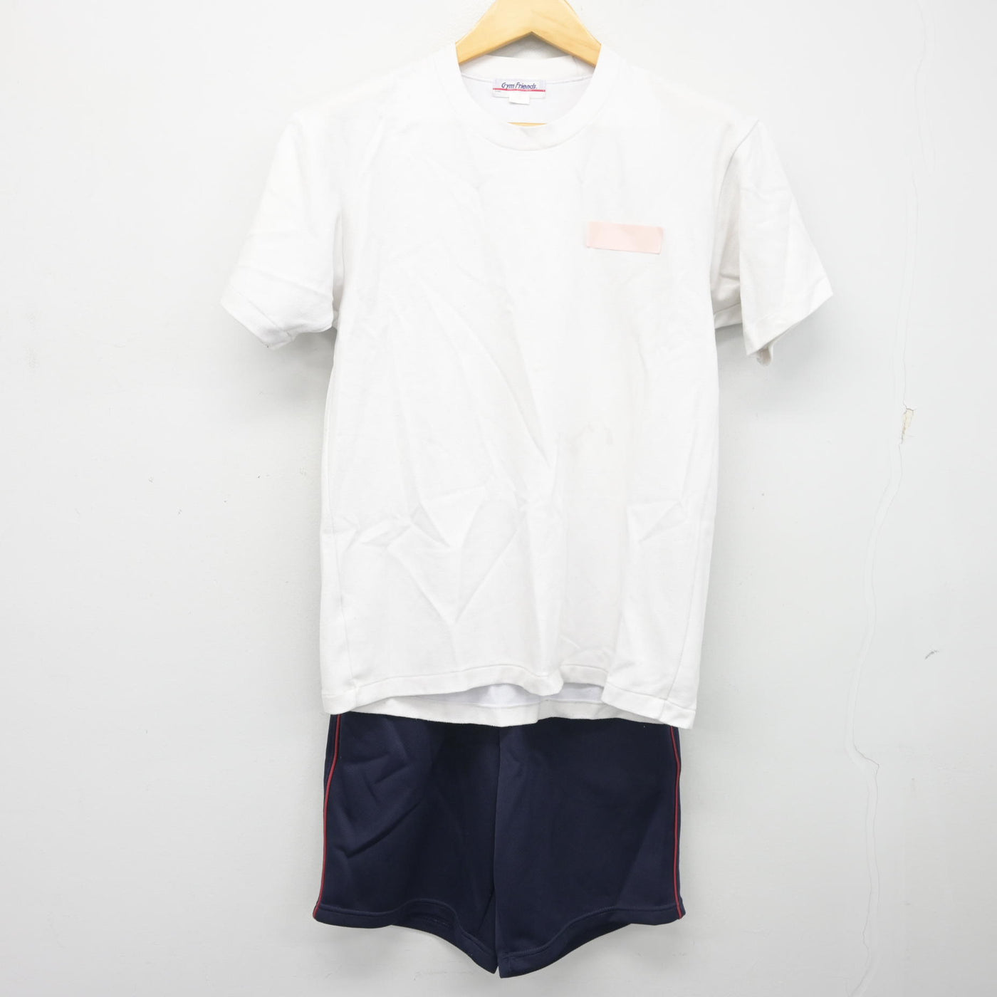 【中古】東京都 目黒区立第七中学校 女子制服 2点 (体操服 上・体操服 下) sf103833