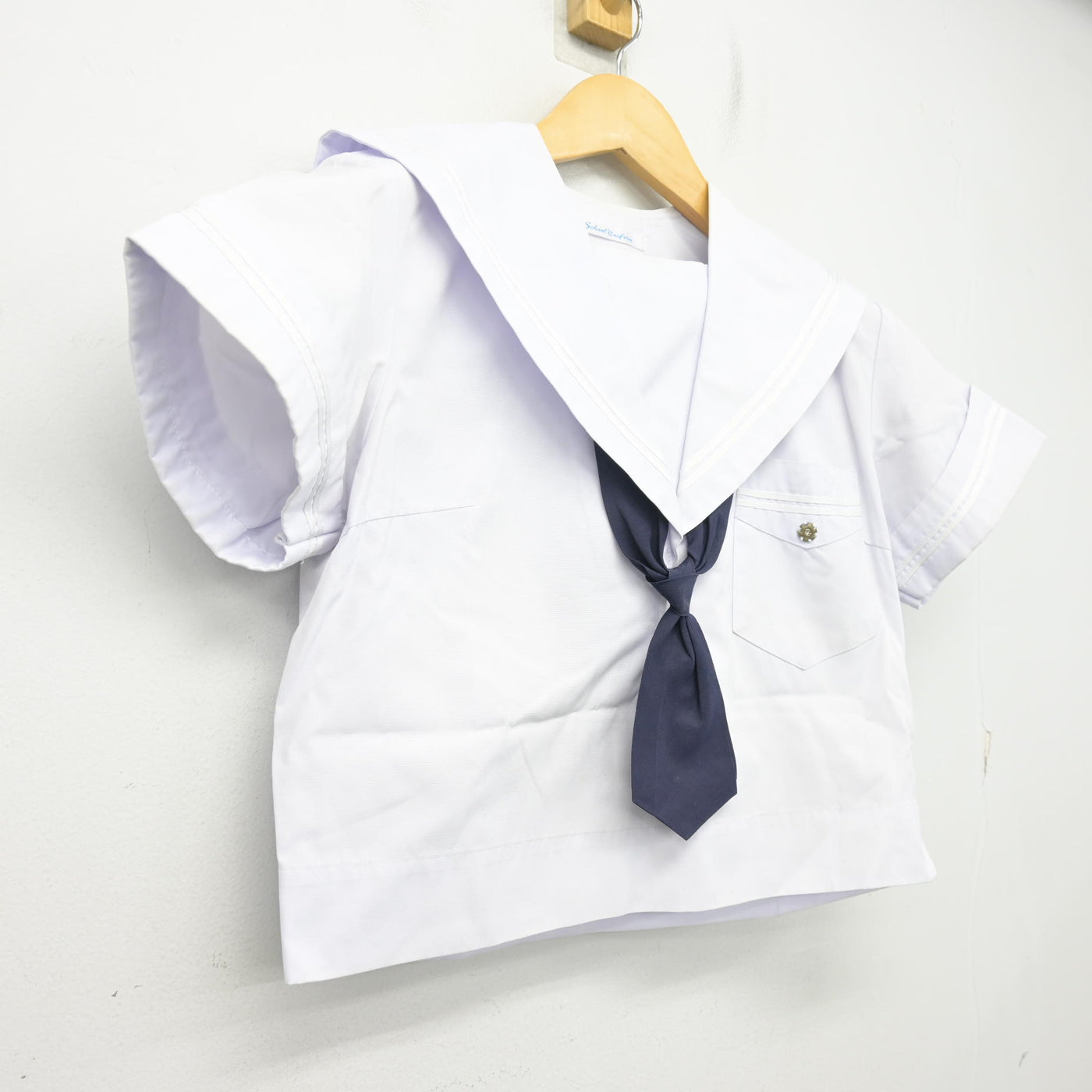【中古】大阪府 新生野中学校 女子制服 2点 (セーラー服) sf103836