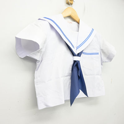 【中古】大阪府 難波支援学校 女子制服 2点 (セーラー服) sf103837