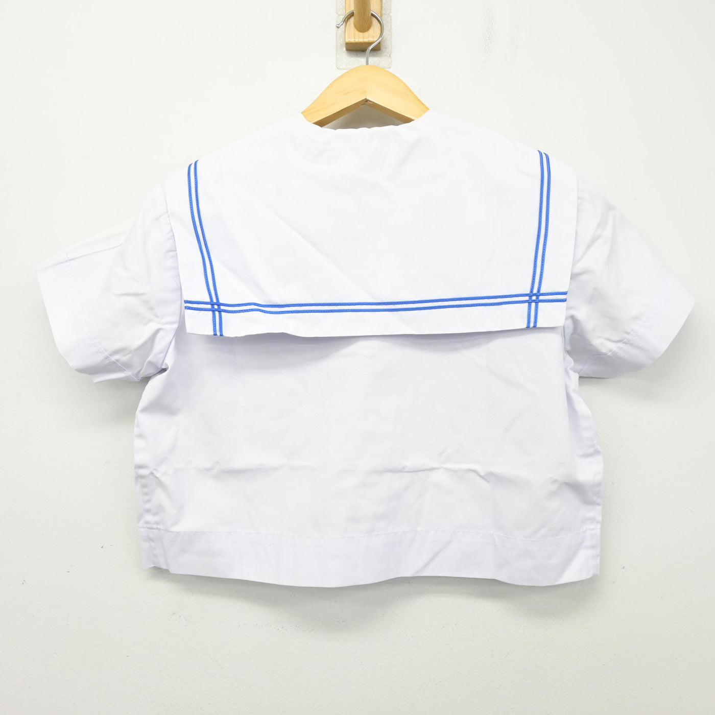 【中古】大阪府 難波支援学校 女子制服 2点 (セーラー服) sf103837