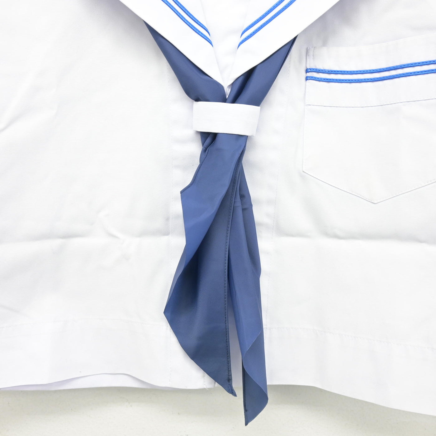 【中古】大阪府 難波支援学校 女子制服 2点 (セーラー服) sf103837