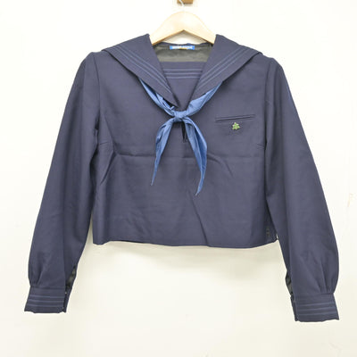 【中古】兵庫県 兵庫県立西宮高等学校 女子制服 4点 (セーラー服・ジャンパースカート) sf103839