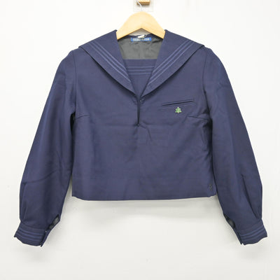 【中古】兵庫県 兵庫県立西宮高等学校 女子制服 3点 (セーラー服・ジャンパースカート) sf103840