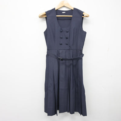 【中古】兵庫県 兵庫県立西宮高等学校 女子制服 3点 (シャツ・シャツ・ジャンパースカート) sf103842