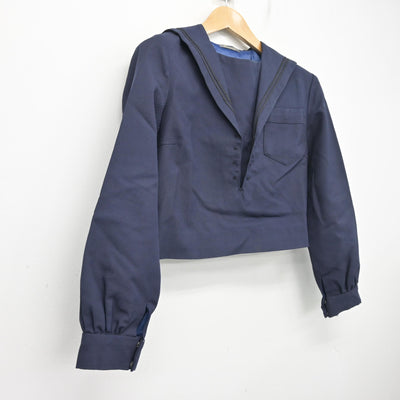 【中古】兵庫県 神戸高等学校 女子制服 1点 (セーラー服) sf103847