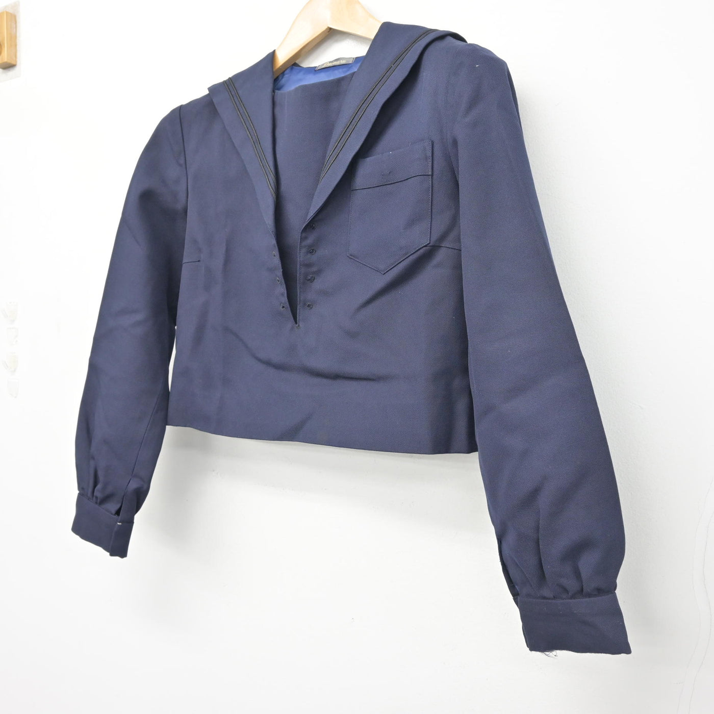 【中古】兵庫県 神戸高等学校 女子制服 1点 (セーラー服) sf103847