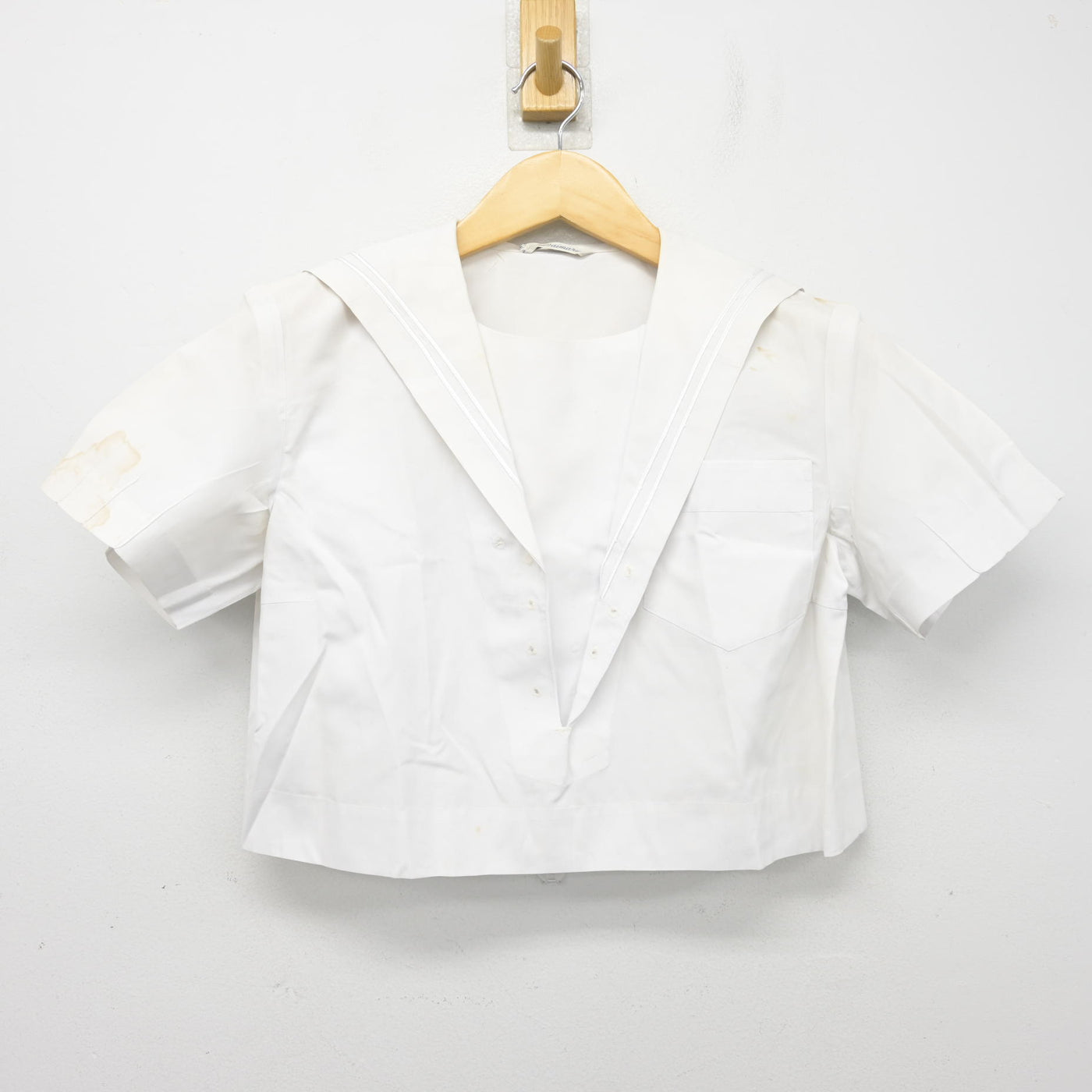 【中古】兵庫県 神戸高等学校 女子制服 2点 (セーラー服・セーラー服) sf103848