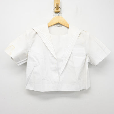 【中古】兵庫県 神戸高等学校 女子制服 2点 (セーラー服・セーラー服) sf103848