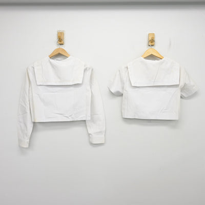 【中古】兵庫県 神戸高等学校 女子制服 2点 (セーラー服・セーラー服) sf103848