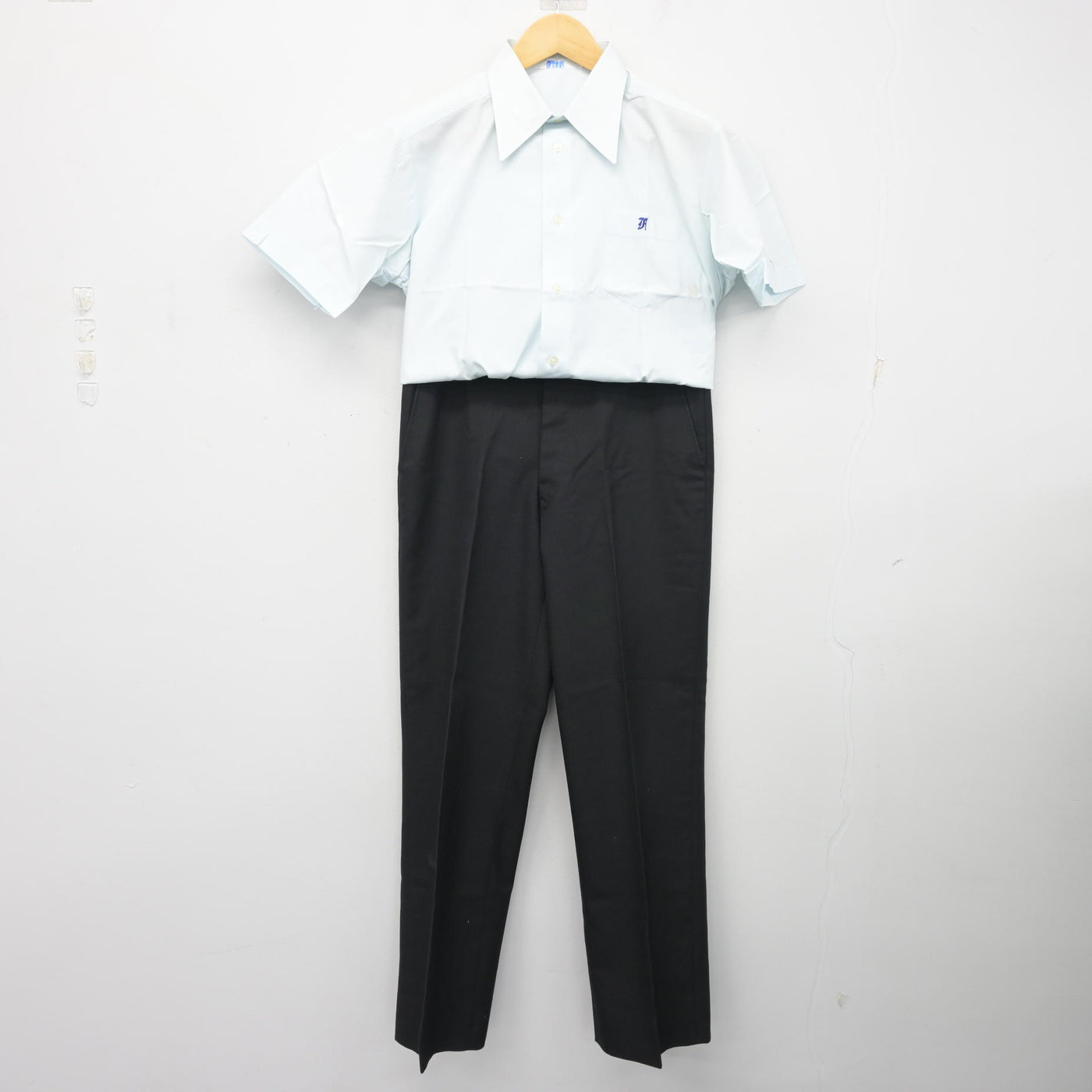 【中古】兵庫県 葺合高等学校 男子制服 3点 (シャツ・ズボン) sf103849