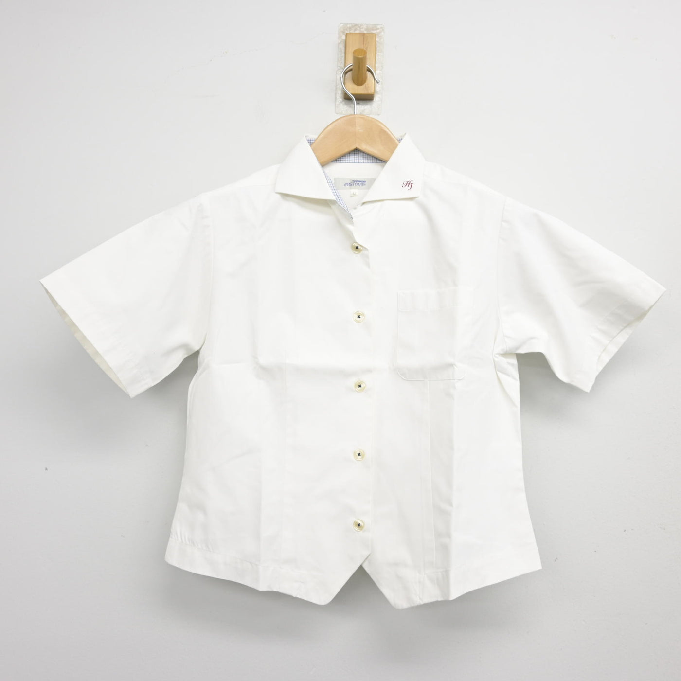 【中古】東京都 八王子実践高等学校/旧制服 女子制服 2点 (シャツ・スカート) sf103861