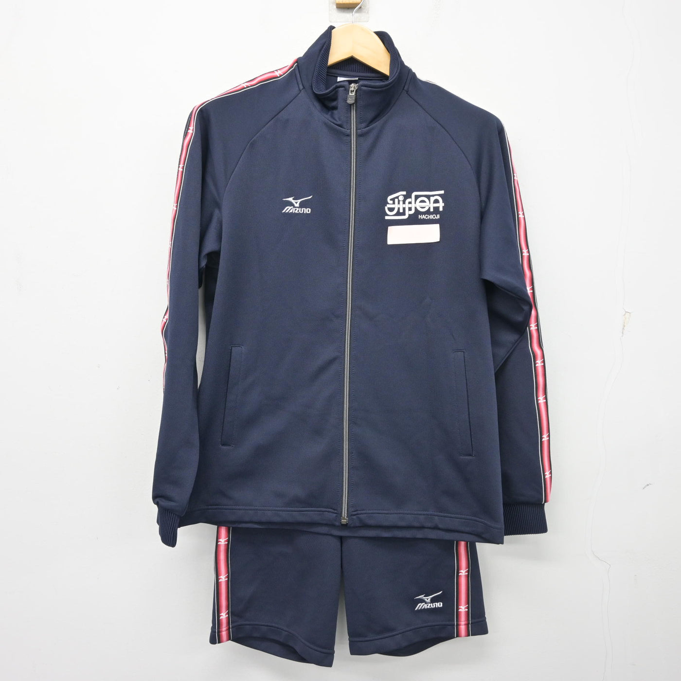 【中古】東京都 八王子実践高等学校 女子制服 2点 (ジャージ 上・体操服 下) sf103864