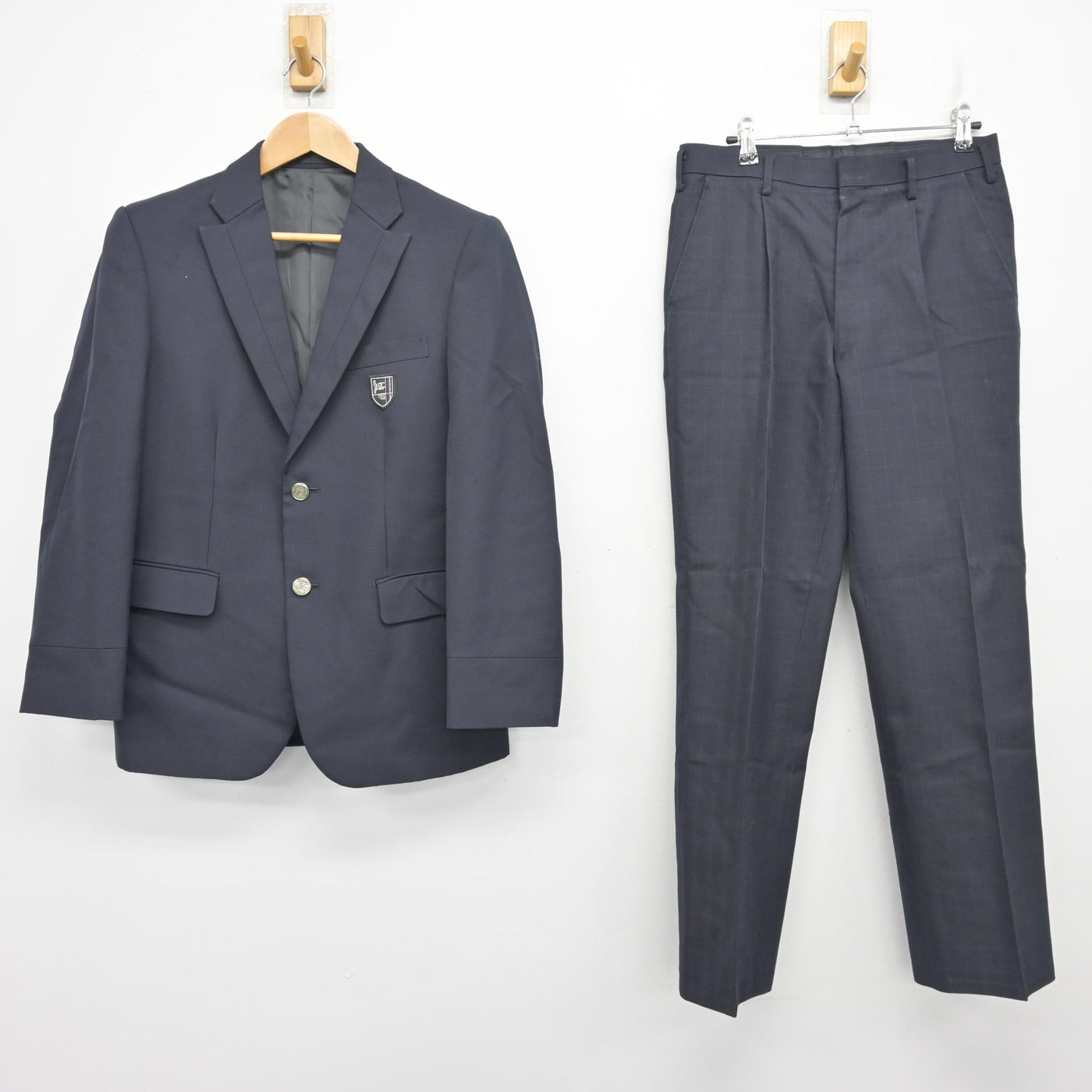 【中古】東京都 昭和第一学園高等学校 男子制服 2点 (ブレザー・ズボン) sf103871