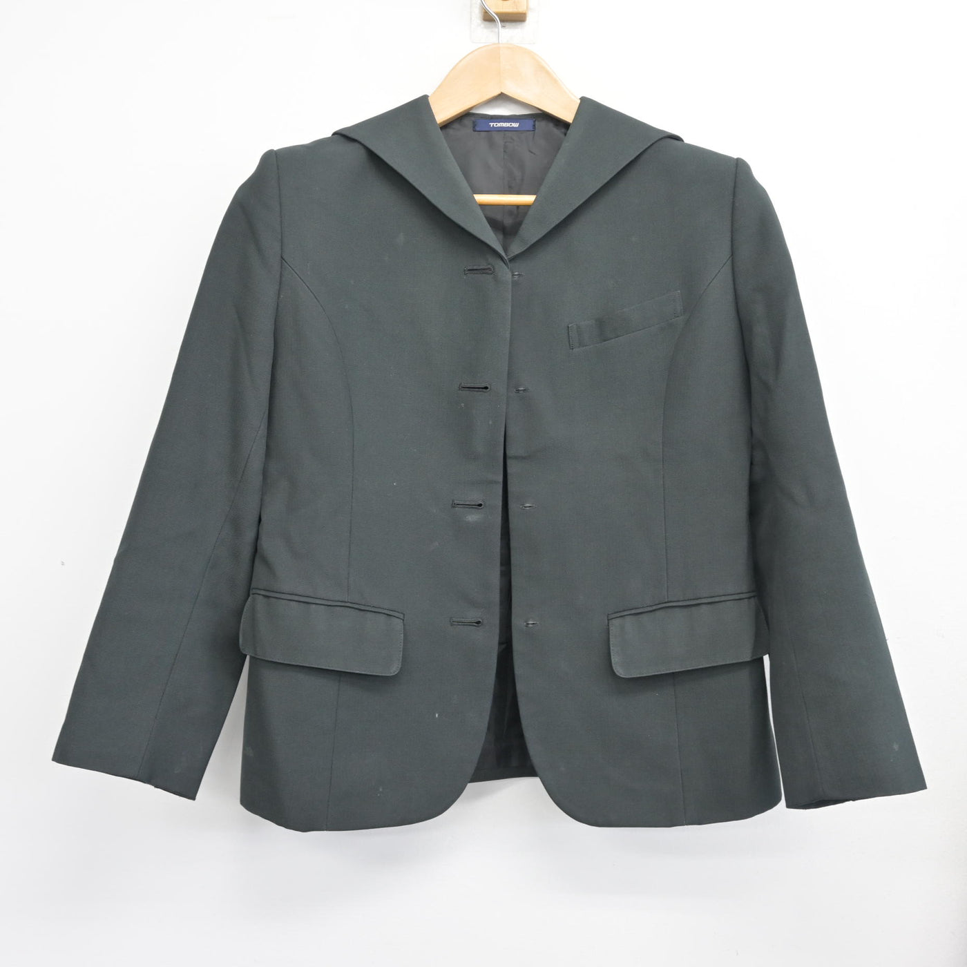 【中古】長崎県 佐世保北高等学校 女子制服 3点 (ブレザー・スカート) sf103892