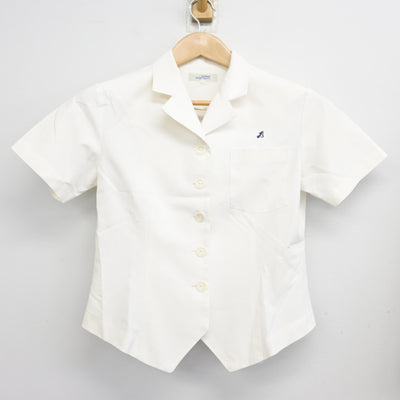 【中古】長崎県 佐世保北高等学校 女子制服 2点 (シャツ・スカート) sf103894