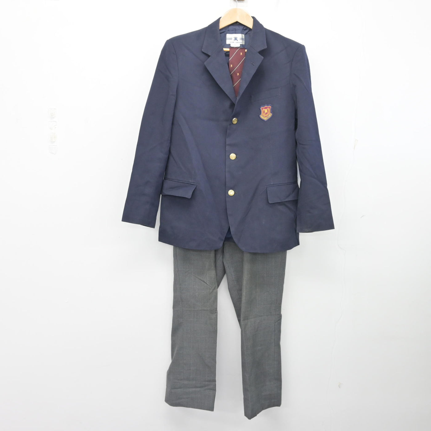 【中古】埼玉県 春日部共栄中学高等学校 男子制服 4点 (ブレザー・ズボン・ズボン) sf103896