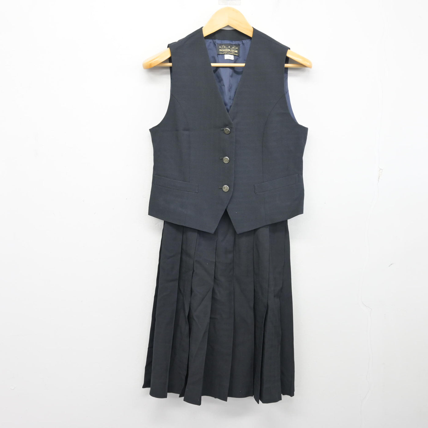 【中古】埼玉県 栄東中学・高等学校 女子制服 5点 (ブレザー・ベスト・スカート) sf103897