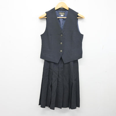 【中古】埼玉県 栄東中学・高等学校 女子制服 5点 (ブレザー・ベスト・スカート) sf103897