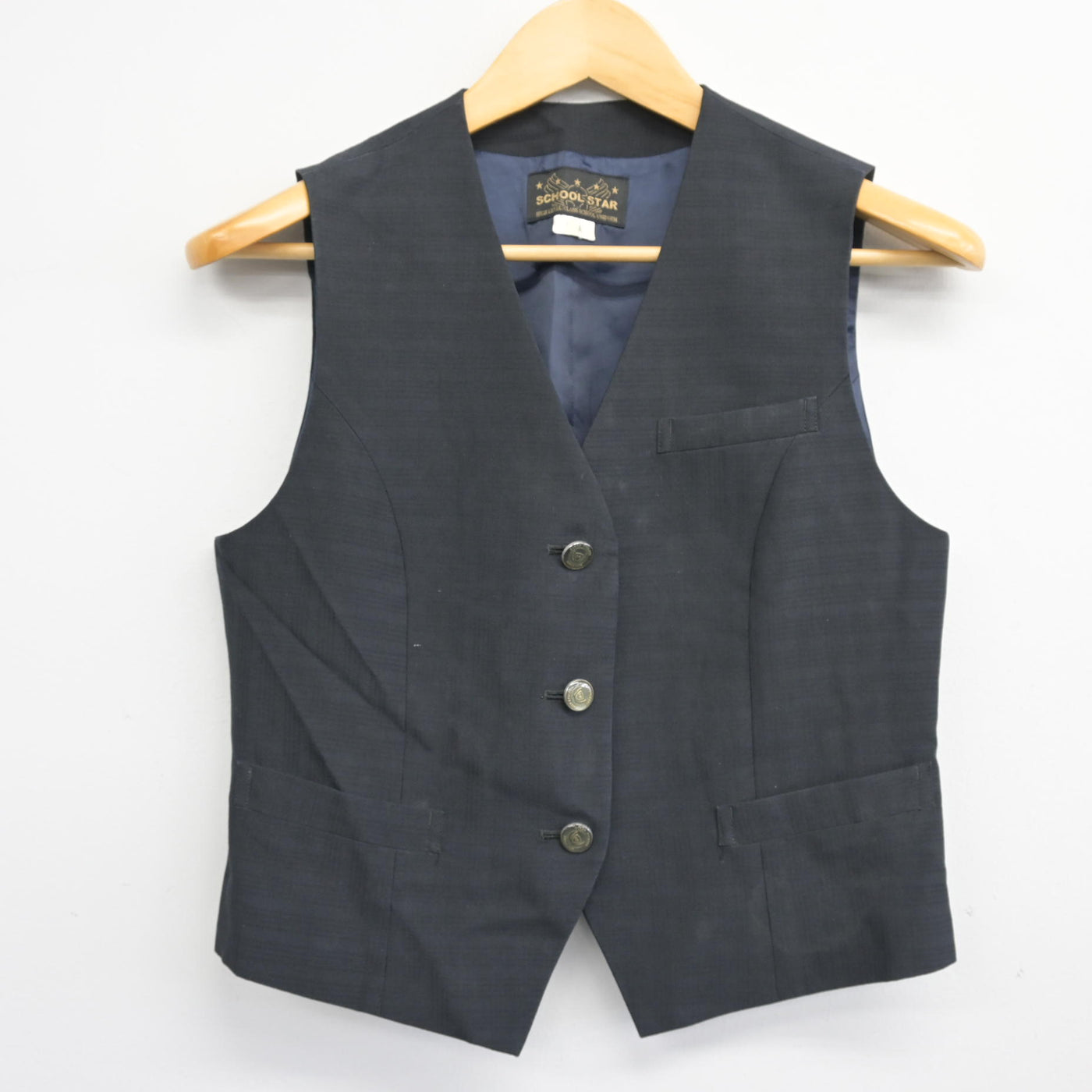 【中古】埼玉県 栄東中学・高等学校 女子制服 3点 (ベスト・スカート) sf103898