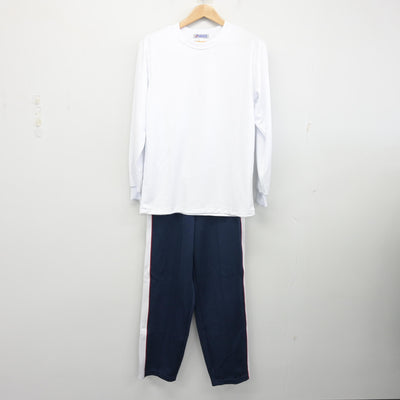【中古】群馬県 伊勢崎商業高等学校 女子制服 3点 (ジャージ 上・体操服 上・ジャージ 下) sf103903