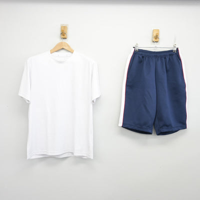 【中古】群馬県 伊勢崎商業高等学校 女子制服 2点 (体操服 上・体操服 下) sf103904