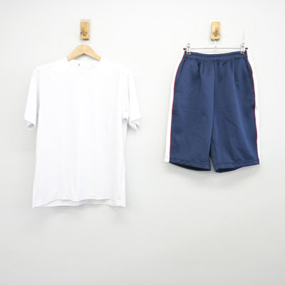 【中古】群馬県 伊勢崎商業高等学校 女子制服 2点 (体操服 上・体操服 下) sf103905