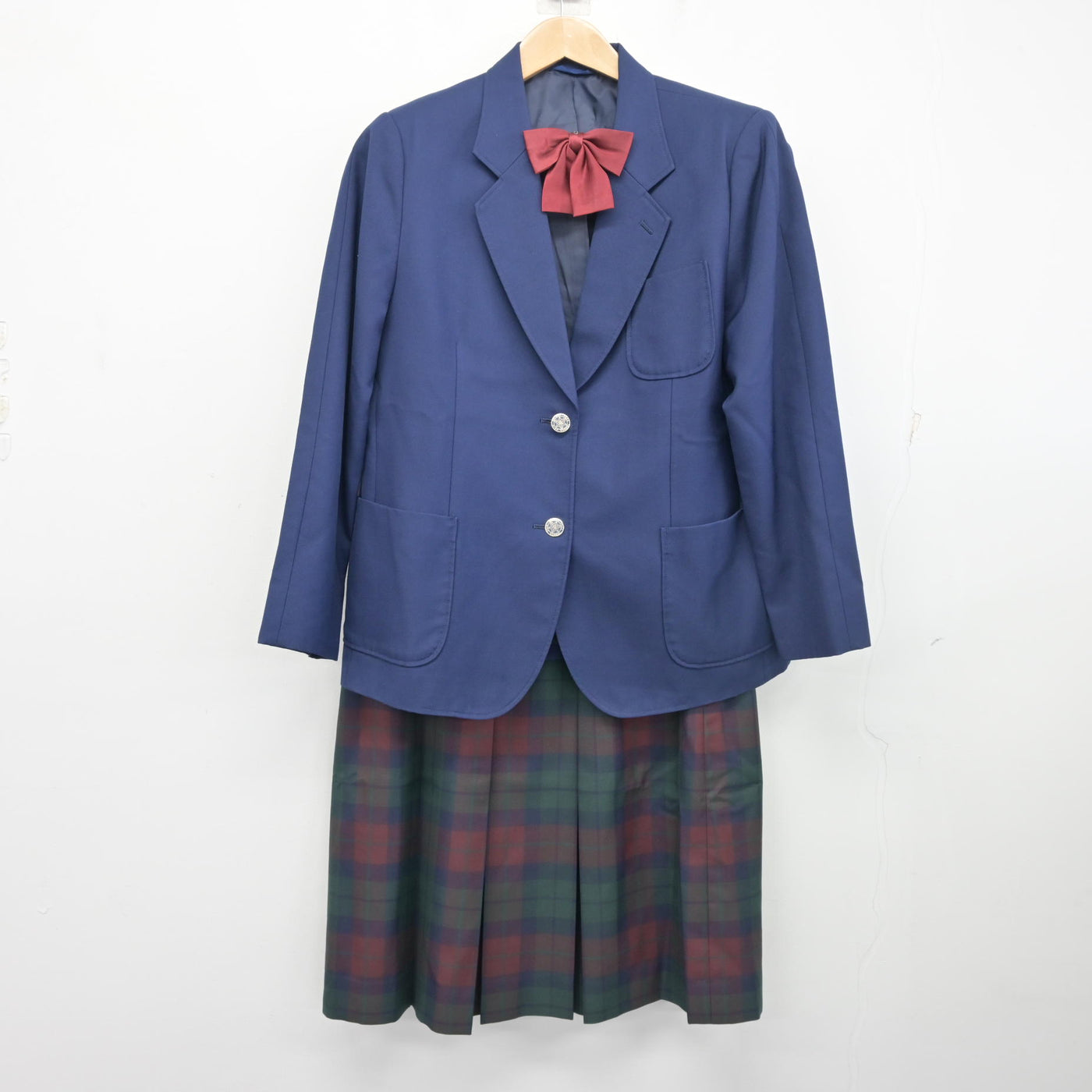 【中古】宮城県 東華中学校 女子制服 4点 (ブレザー・スカート) sf103913