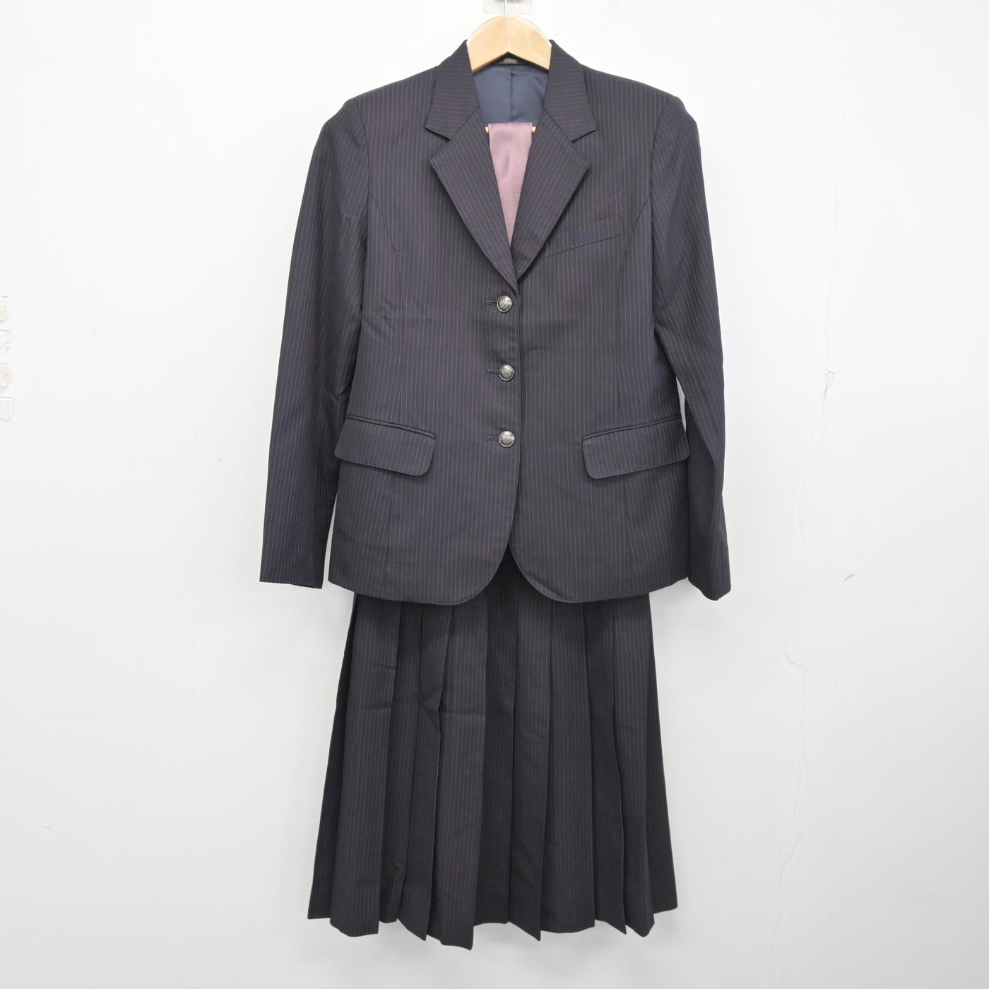 【中古】東京都 日本体育大学桜華中学校・高等学校/旧制服 女子制服 3点 (ブレザー・スカート) sf103918