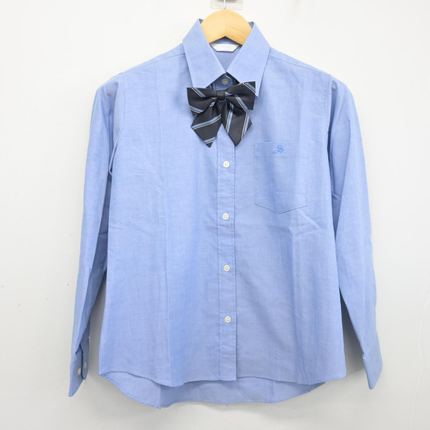 【中古】北海道 札幌新陽高等学校 女子制服 4点 (ブレザー・シャツ・スカート) sf103920