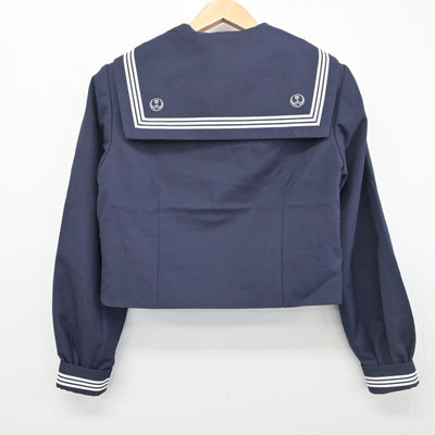 【中古】埼玉県 鶴ヶ島中学校 女子制服 3点 (セーラー服・スカート) sf103928