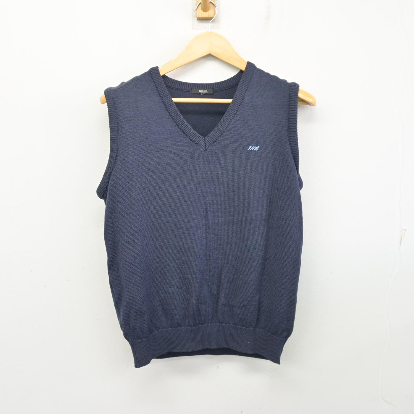 【中古】埼玉県 伊奈学園総合高等学校 女子制服 2点 (ニットベスト・ニット) sf103933