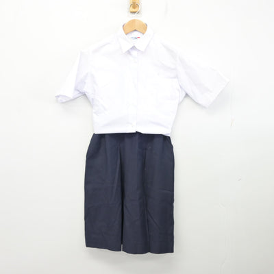 【中古】埼玉県 伊奈学園総合高等学校 女子制服 3点 (ベスト・シャツ・スカート) sf103935