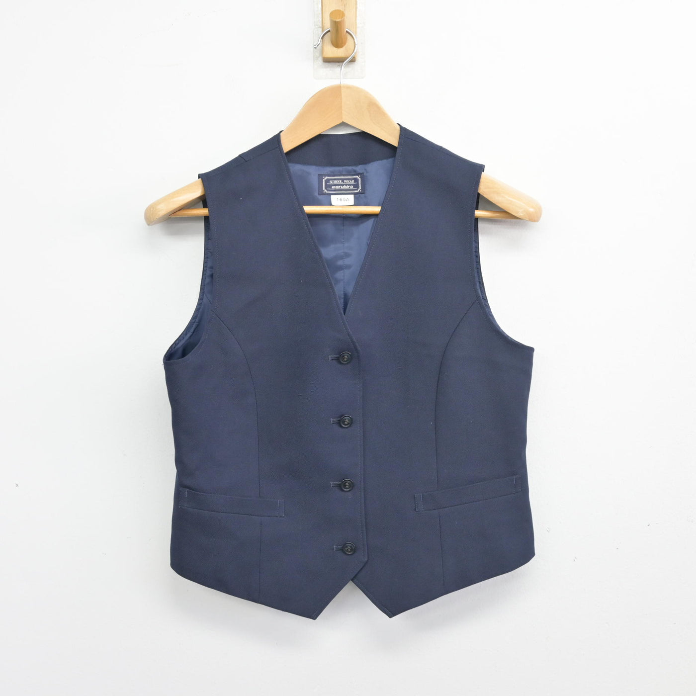 【中古】埼玉県 伊奈学園総合高等学校 女子制服 2点 (ベスト・スカート) sf103937