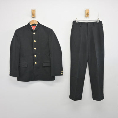 【中古】広島県 三和中学校 男子制服 2点 (学ラン・ズボン) sf103939