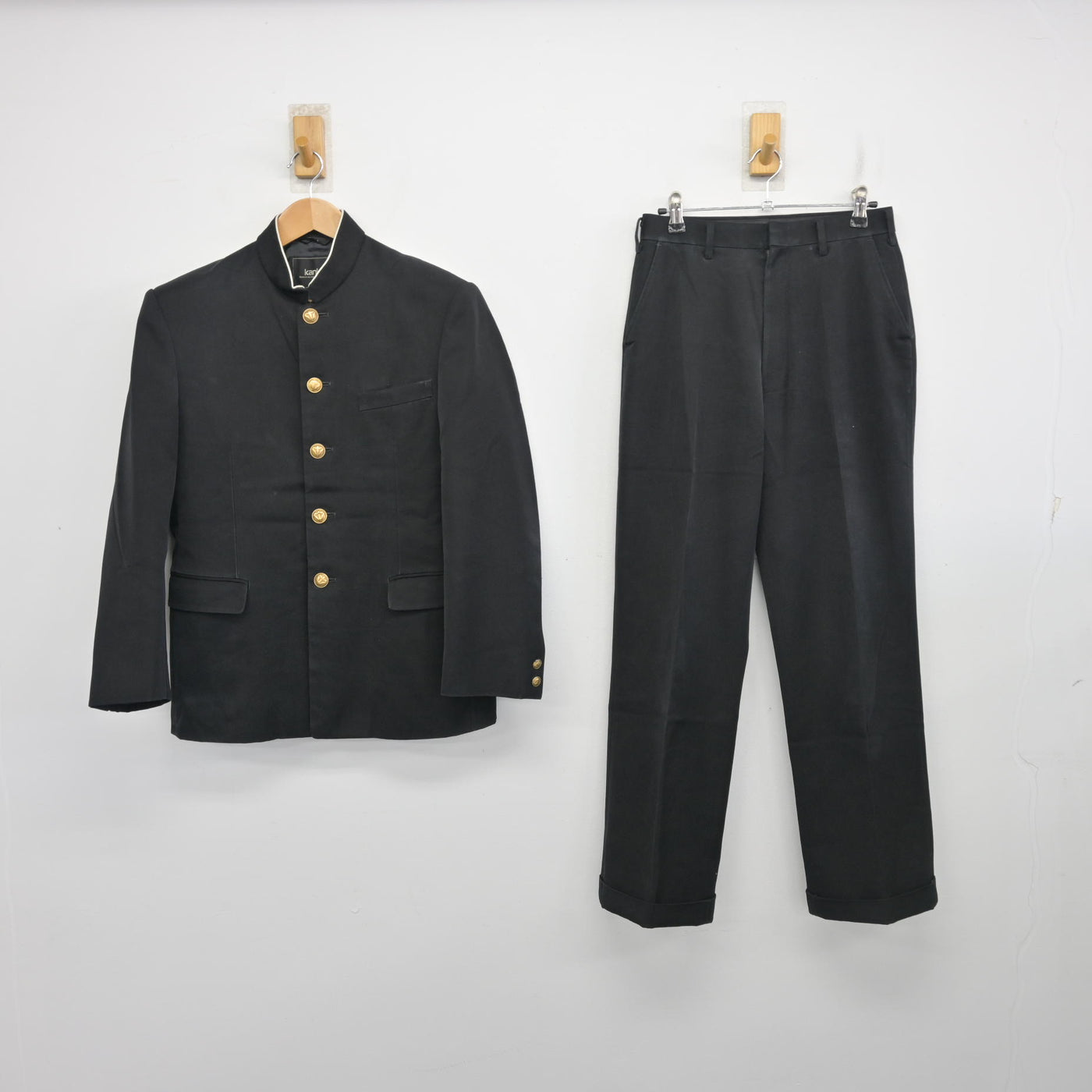 【中古】広島県 三和中学校 男子制服 3点 (学ラン・ズボン) sf103940