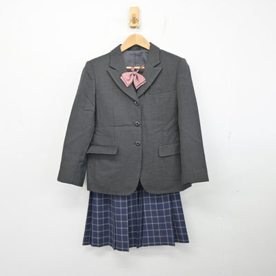 【中古】埼玉県 大妻嵐山中学校/旧制服 女子制服 4点 (ブレザー・スカート) sf103950